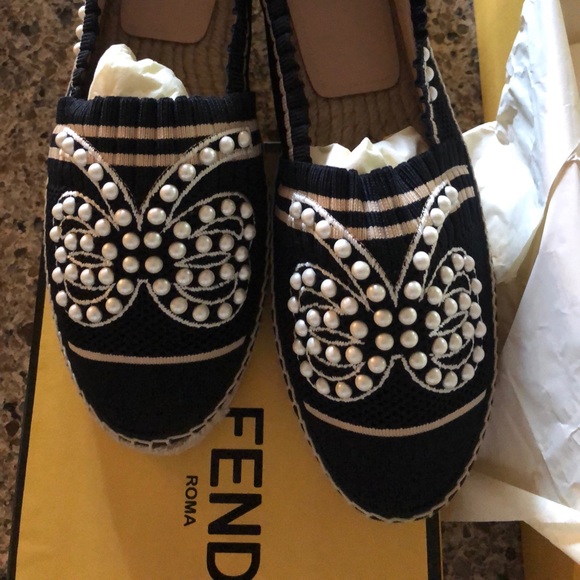 fendi rockoko espadrilles